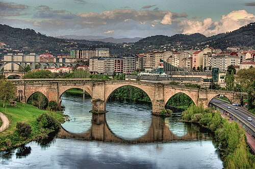 Fotografía de la Ponte Vella de Ourense